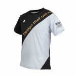 DESCENTE迪桑特 男排球短袖T恤「DVUVJA53T-BK」